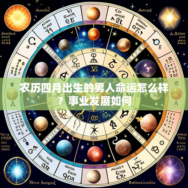 农历四月出生的男人命运怎么样？事业发展如何