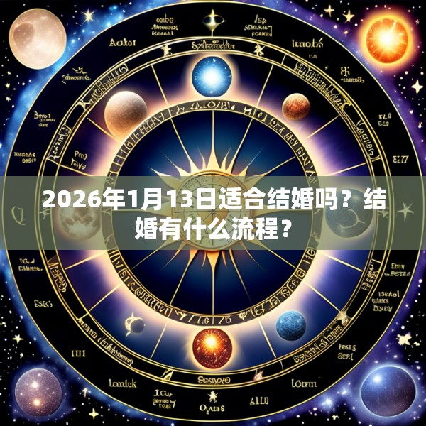 2026年1月13日适合结婚吗?结婚有什么流程?