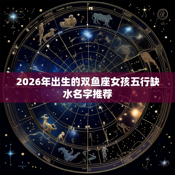 2026年出生的双鱼座女孩五行缺水名字推荐