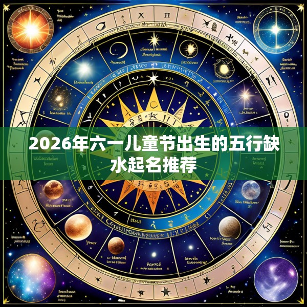2026年六一儿童节出生的五行缺水起名推荐