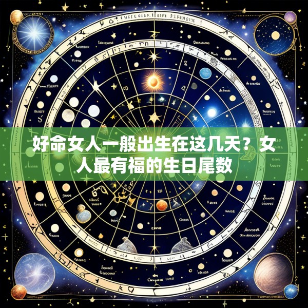 好命女人一般出生在这几天?女人最有福的生日尾数