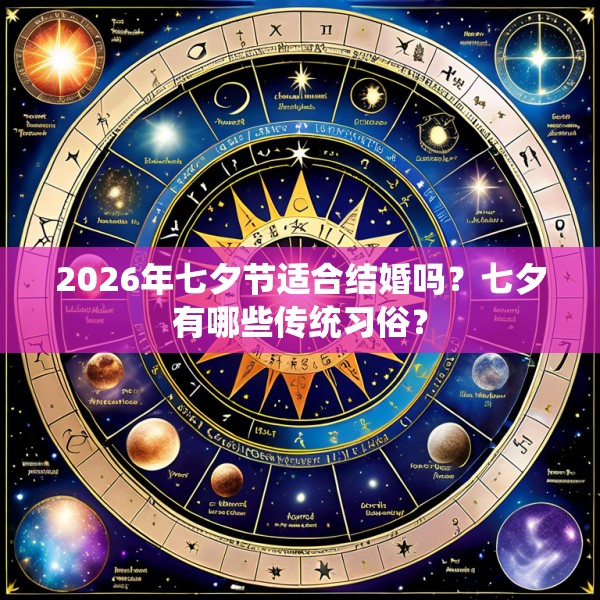 2026年七夕节适合结婚吗?七夕有哪些传统习俗?