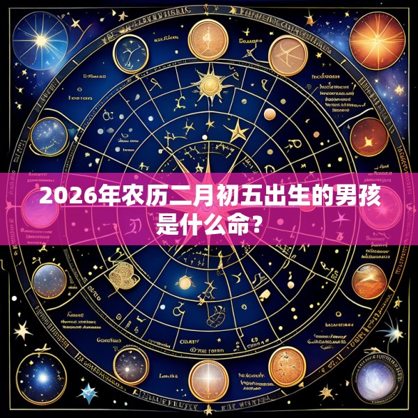 2026年农历二月初五出生的男孩是什么命?