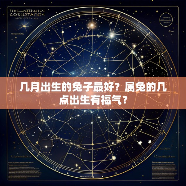 几月出生的兔子最好?属兔的几点出生有福气?