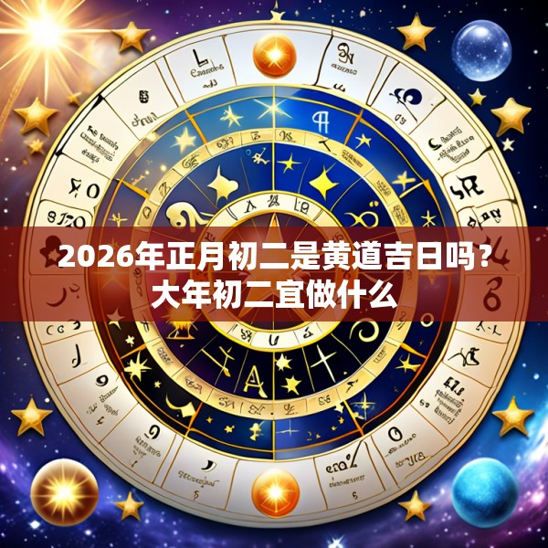 2026年正月初二是黄道吉日吗？大年初二宜做什么