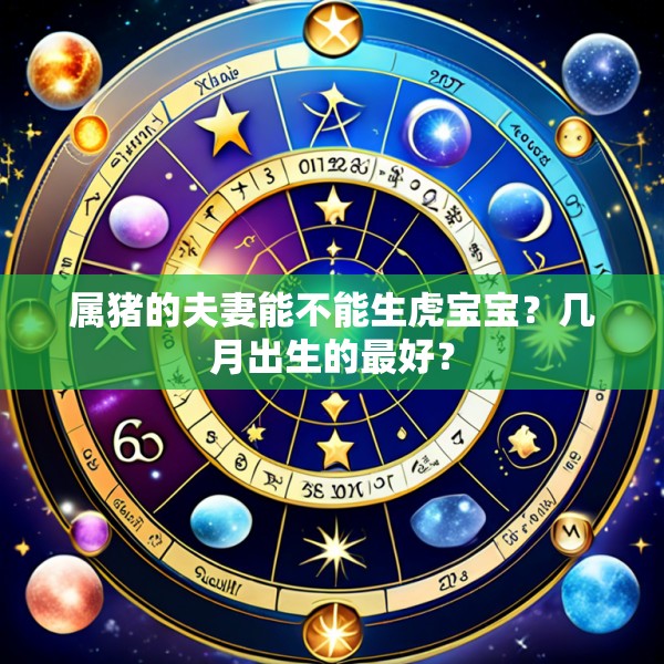 属猪的夫妻能不能生虎宝宝?几月出生的最好?