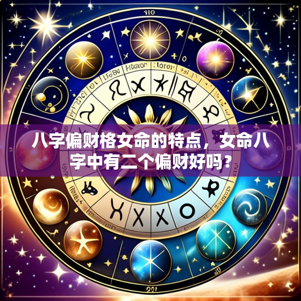 八字偏财格女命的特点,女命八字中有二个偏财好吗?