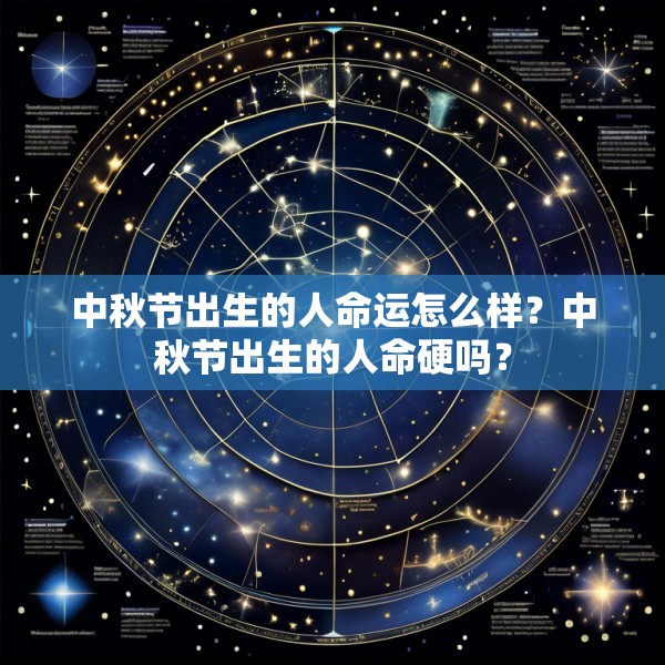中秋节出生的人命运怎么样？中秋节出生的人命硬吗？