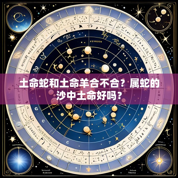 土命蛇和土命羊合不合?属蛇的沙中土命好吗?