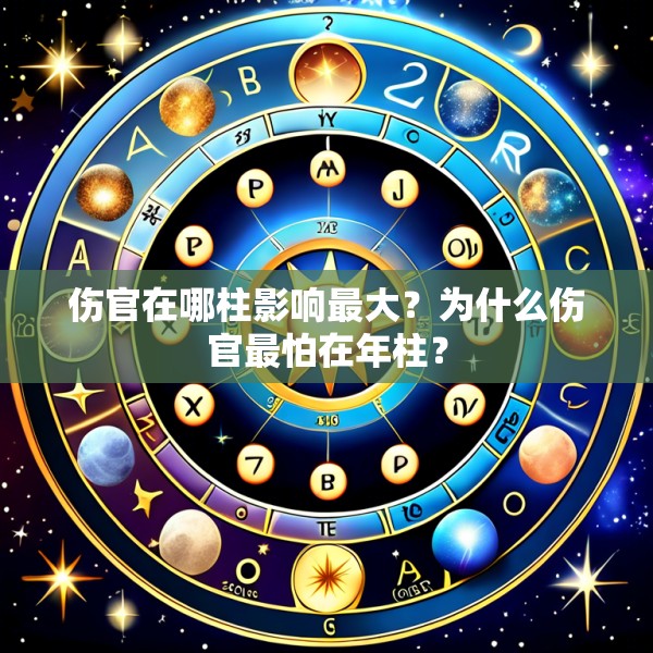 伤官在哪柱影响最大？为什么伤官最怕在年柱？