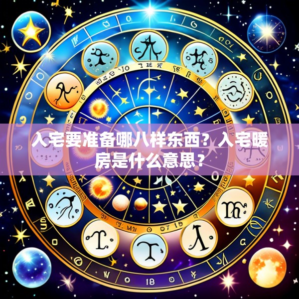 入宅要准备哪八样东西？入宅暖房是什么意思？