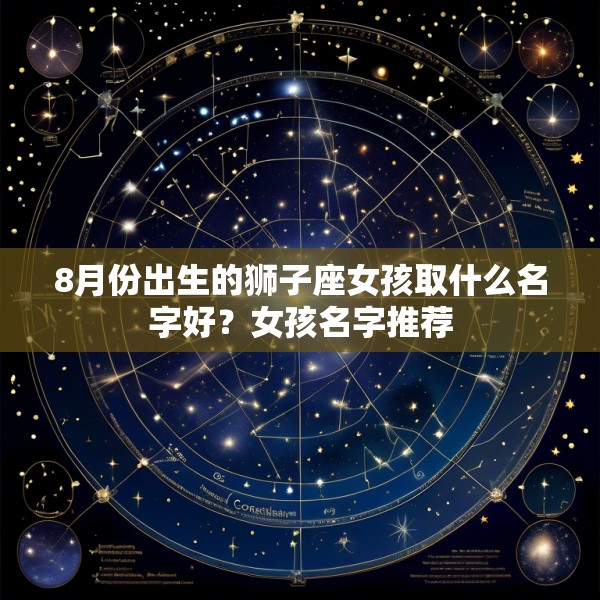 8月份出生的狮子座女孩取什么名字好？女孩名字推荐