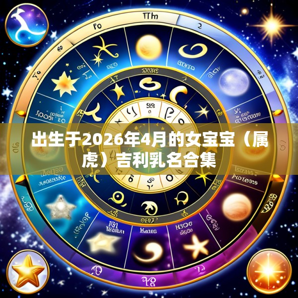 出生于2026年4月的女宝宝（属虎）吉利乳名合集
