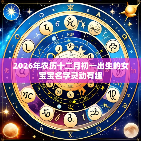 2026年农历十二月初一出生的女宝宝名字灵动有趣