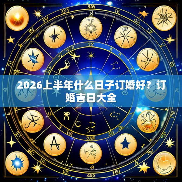 2026上半年什么日子订婚好?订婚吉日大全