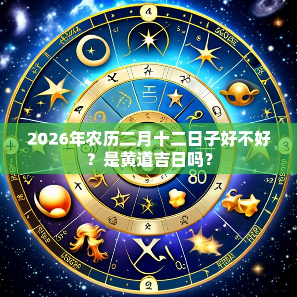 2026年农历二月十二日子好不好？是黄道吉日吗？