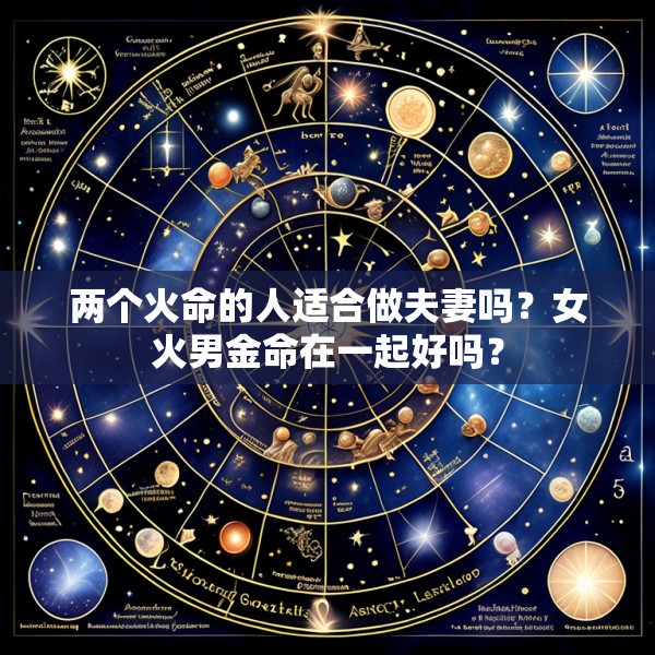 两个火命的人适合做夫妻吗？女火男金命在一起好吗？