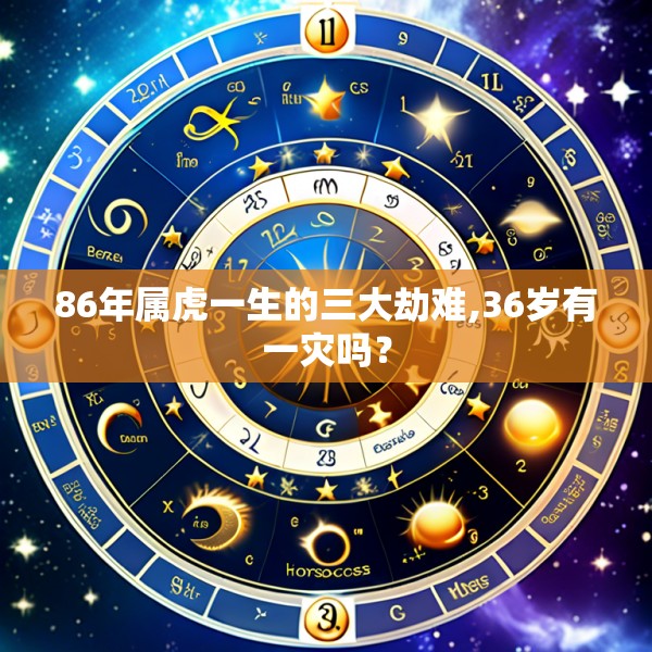 86年属虎一生的三大劫难,36岁有一灾吗?