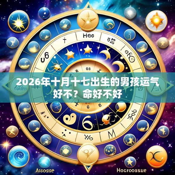2026年十月十七出生的男孩运气好不?命好不好