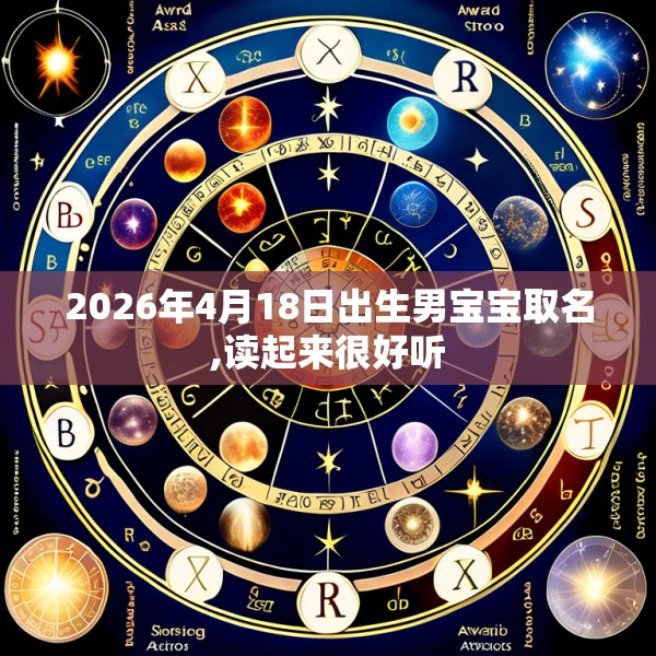 2026年4月18日出生男宝宝取名,读起来很好听