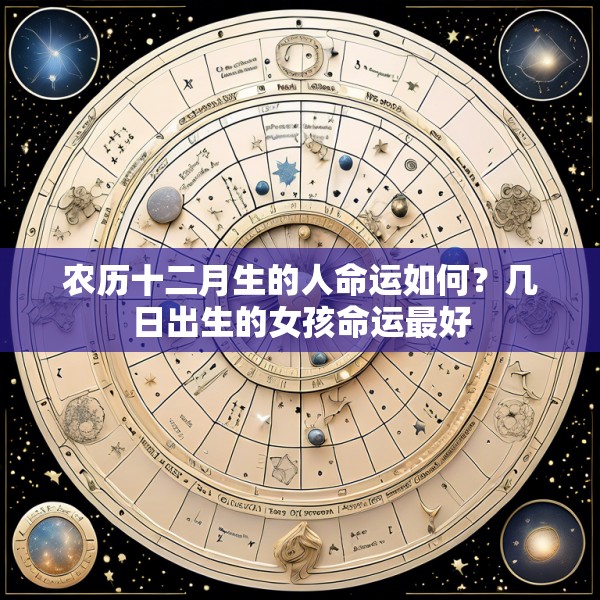 农历十二月生的人命运如何？几日出生的女孩命运最好