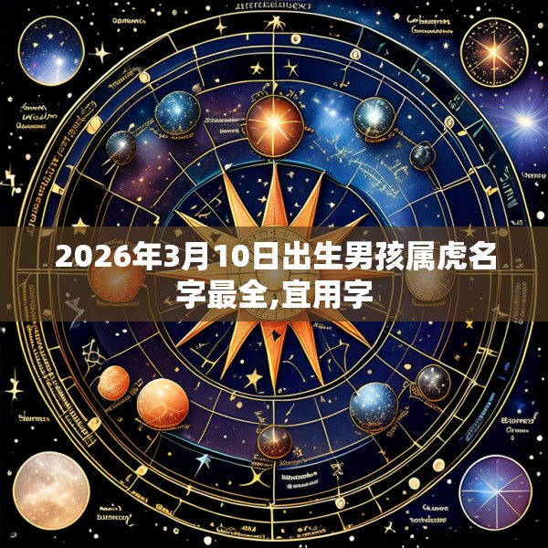2026年3月10日出生男孩属虎名字最全,宜用字