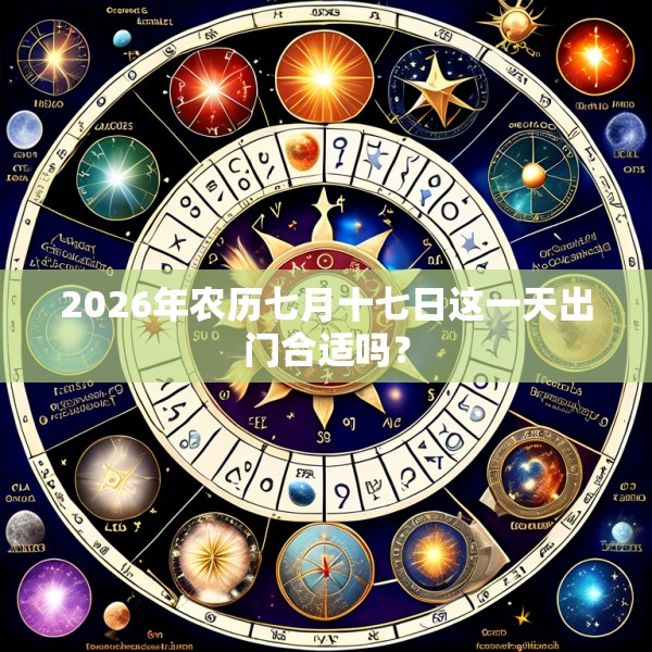 2026年农历七月十七日这一天出门合适吗？