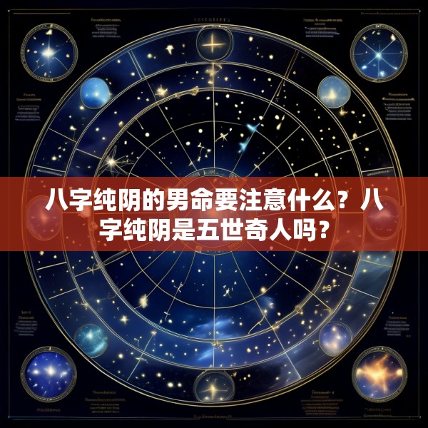 八字纯阴的男命要注意什么？八字纯阴是五世奇人吗？