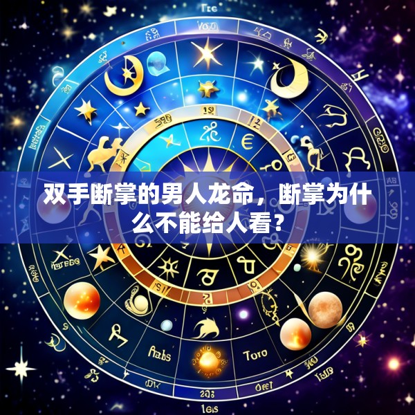 双手断掌的男人龙命，断掌为什么不能给人看？