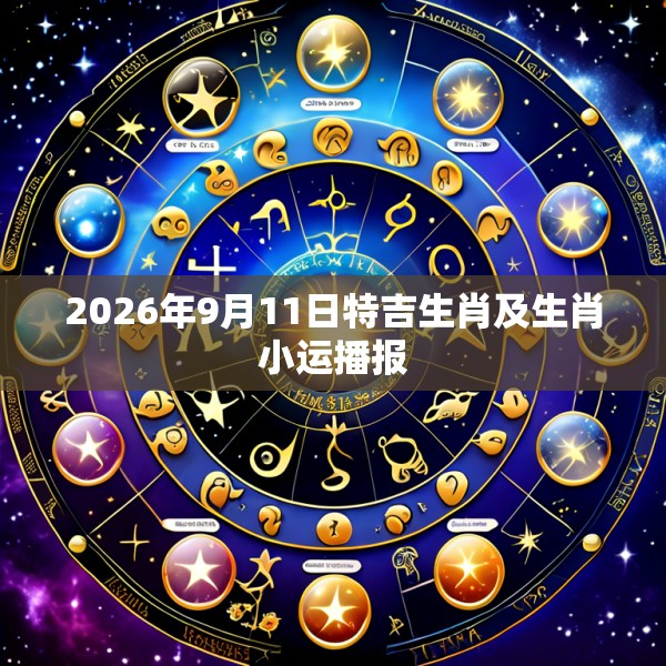 2026年9月11日特吉生肖及生肖小运播报