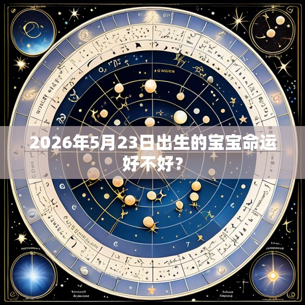 2026年5月23日出生的宝宝命运好不好?