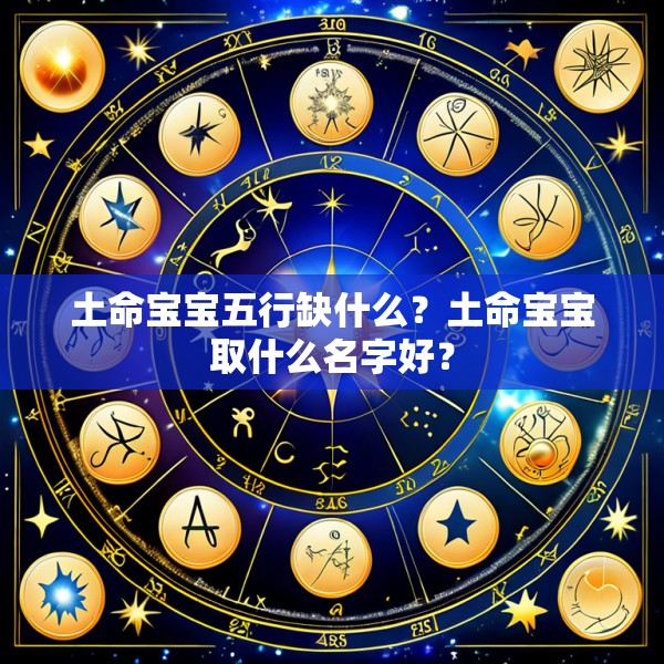 土命宝宝五行缺什么?土命宝宝取什么名字好?