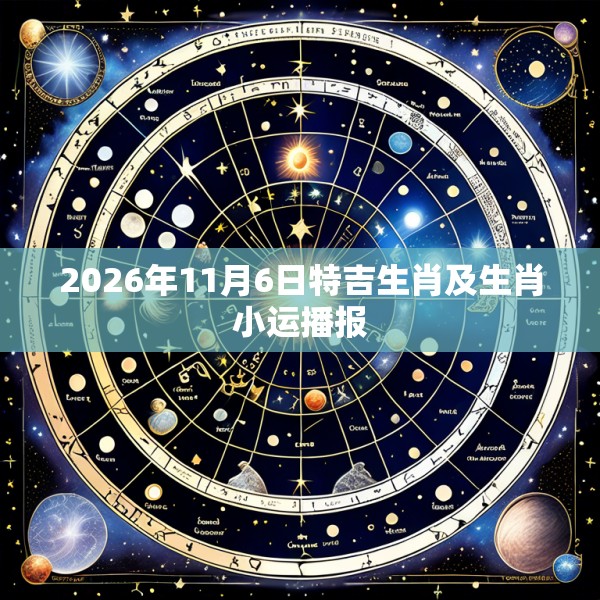 2026年11月6日特吉生肖及生肖小运播报
