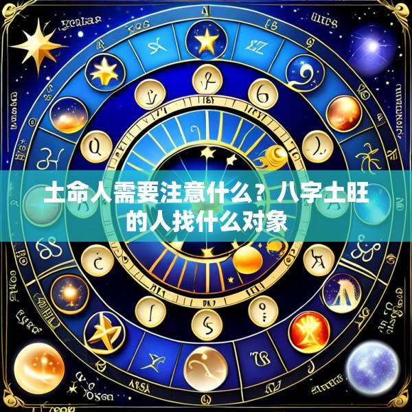 土命人需要注意什么？八字土旺的人找什么对象