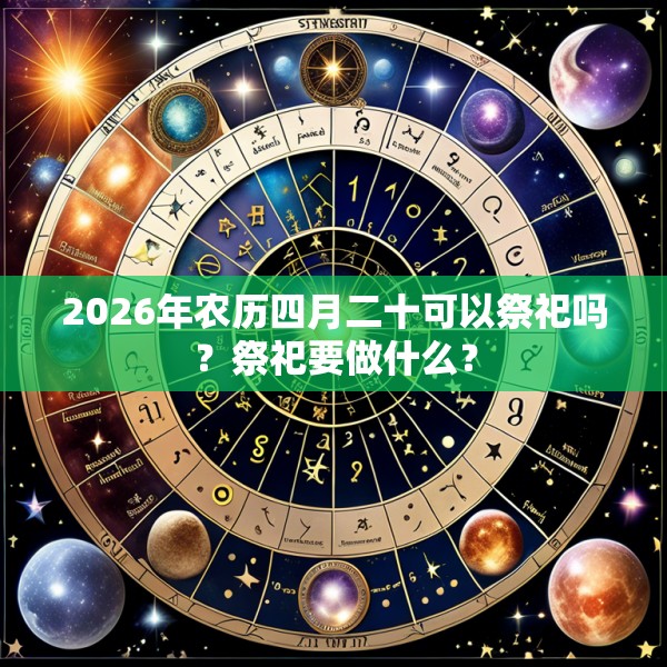 2026年农历四月二十可以祭祀吗？祭祀要做什么？