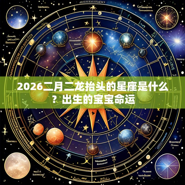 2026二月二龙抬头的星座是什么？出生的宝宝命运