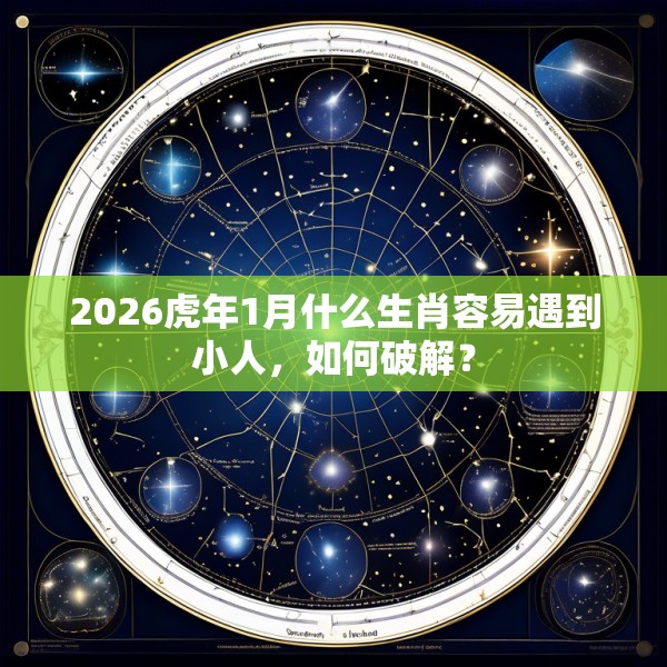 2026虎年1月什么生肖容易遇到小人，如何破解？
