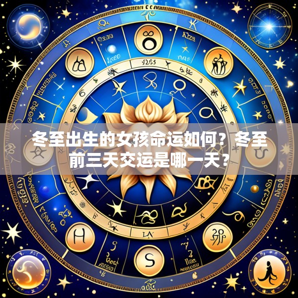 冬至出生的女孩命运如何？冬至前三天交运是哪一天？