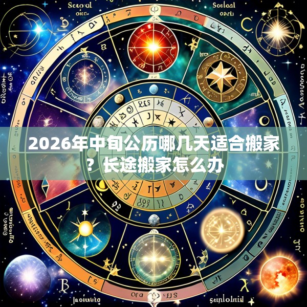 2026年中旬公历哪几天适合搬家?长途搬家怎么办