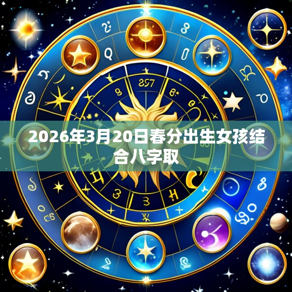 2026年3月20日春分出生女孩结合八字取