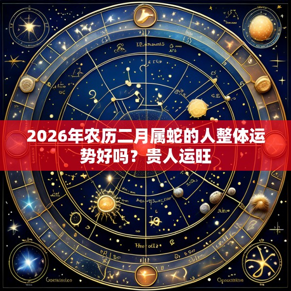 2026年农历二月属蛇的人整体运势好吗？贵人运旺