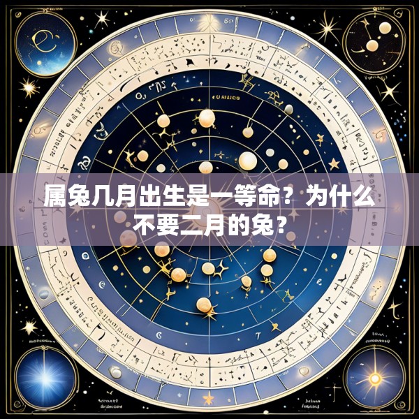 属兔几月出生是一等命？为什么不要二月的兔？