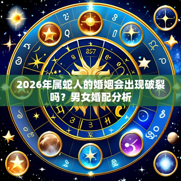 2026年属蛇人的婚姻会出现破裂吗？男女婚配分析