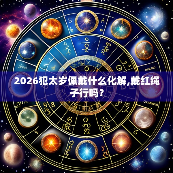 2026犯太岁佩戴什么化解,戴红绳子行吗?