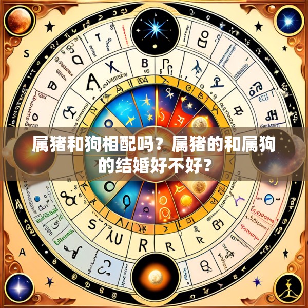 属猪和狗相配吗？属猪的和属狗的结婚好不好？