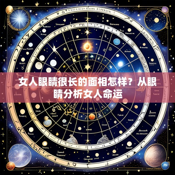 女人眼睛很长的面相怎样?从眼睛分析女人命运