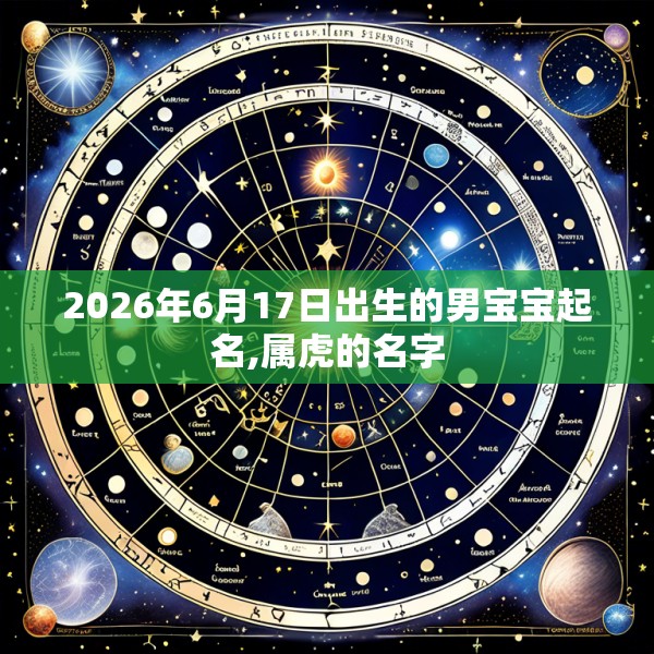 2026年6月17日出生的男宝宝起名,属虎的名字