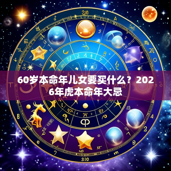 60岁本命年儿女要买什么?2026年虎本命年大忌