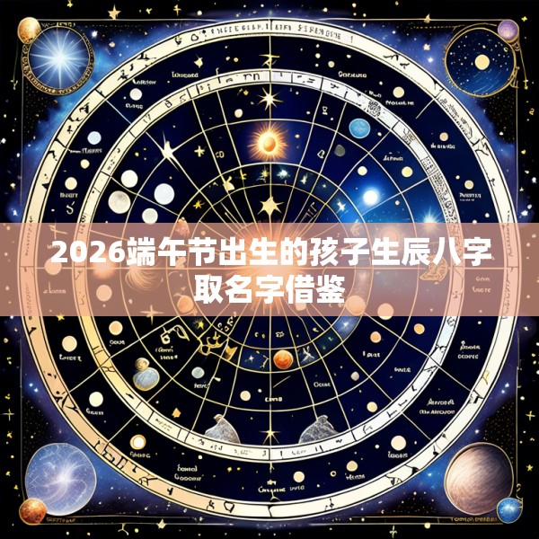 2026端午节出生的孩子生辰八字取名字借鉴