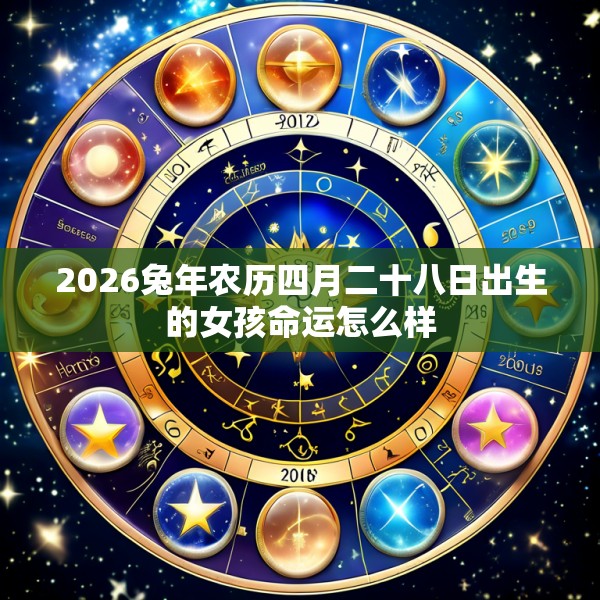 2026兔年农历四月二十八日出生的女孩命运怎么样